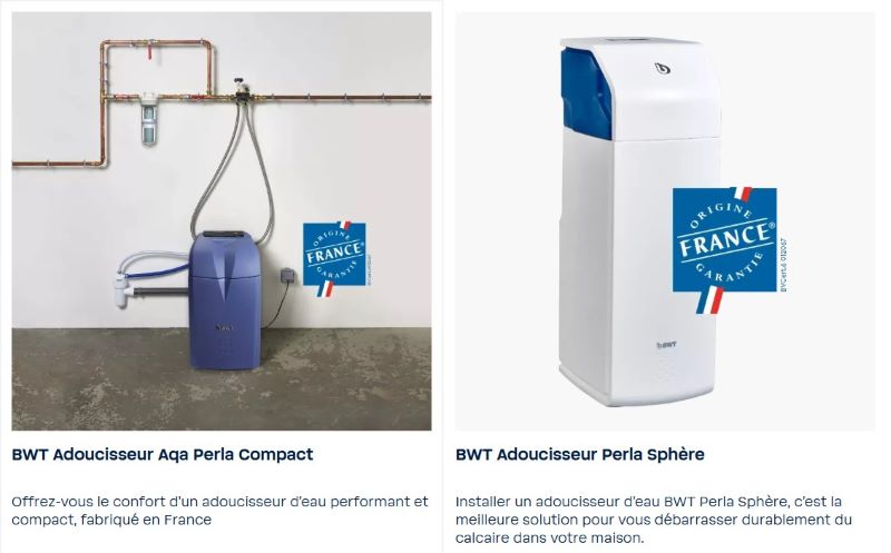 Meilleure marque d'adoucisseur d'eau : BWT